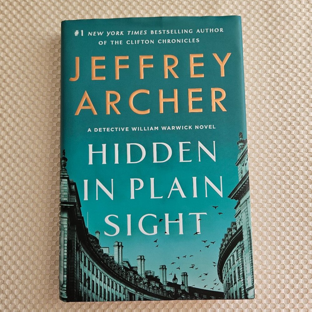 4/$40 Jeffrey Archer - Hidden in Plain Sight -‎ Hardcover Book